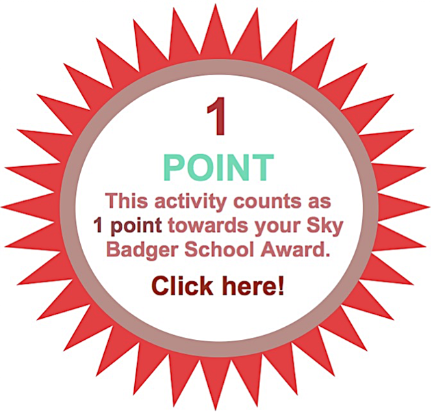 1 point towards the school awards